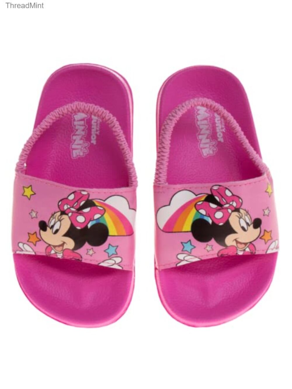 Disney Girls Character Slip-On Sandals with Backstrap Beach Pool Slides
